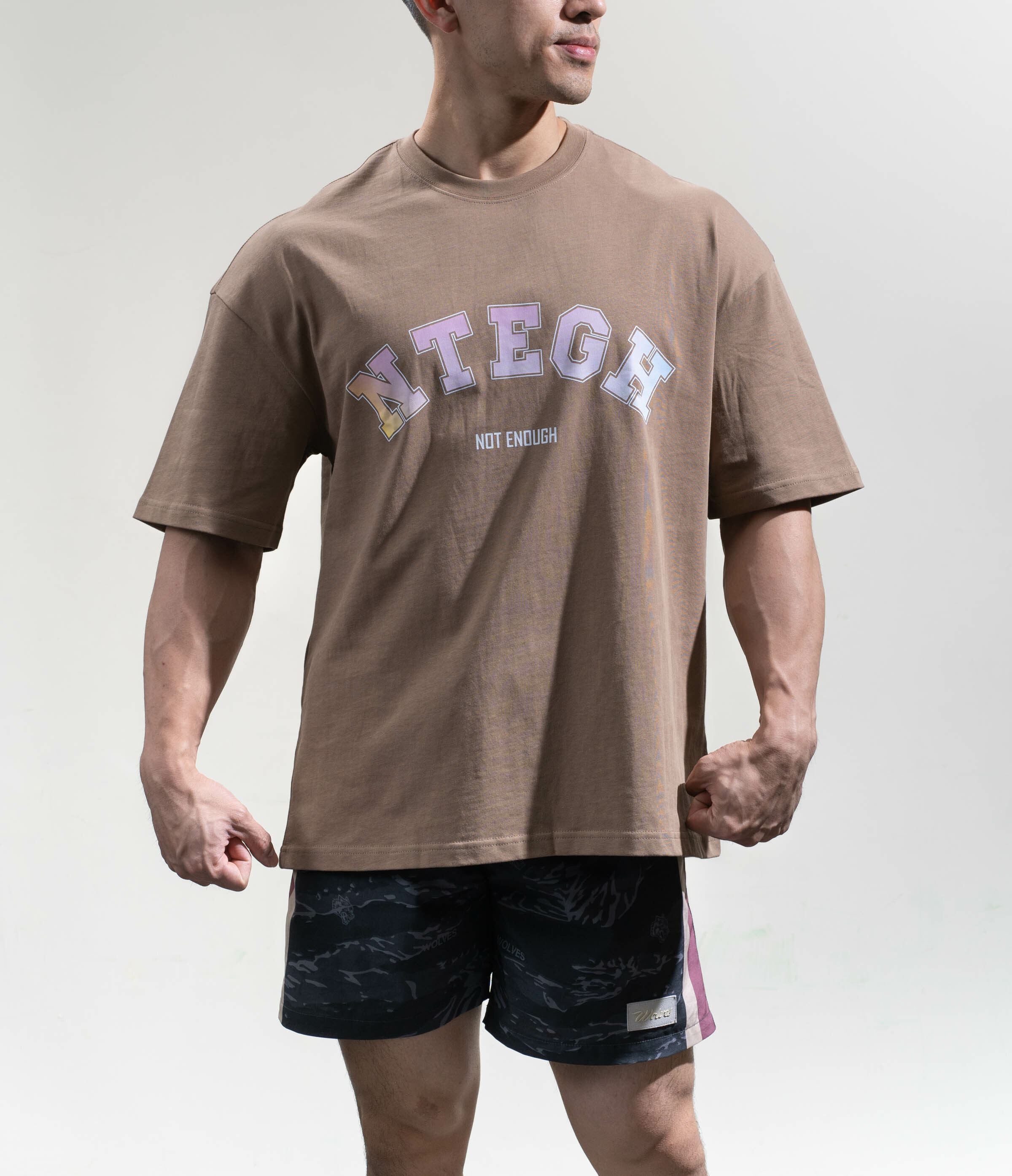 Not Enough Colourful Summer 2022 彩色LOGO Oversized Tee