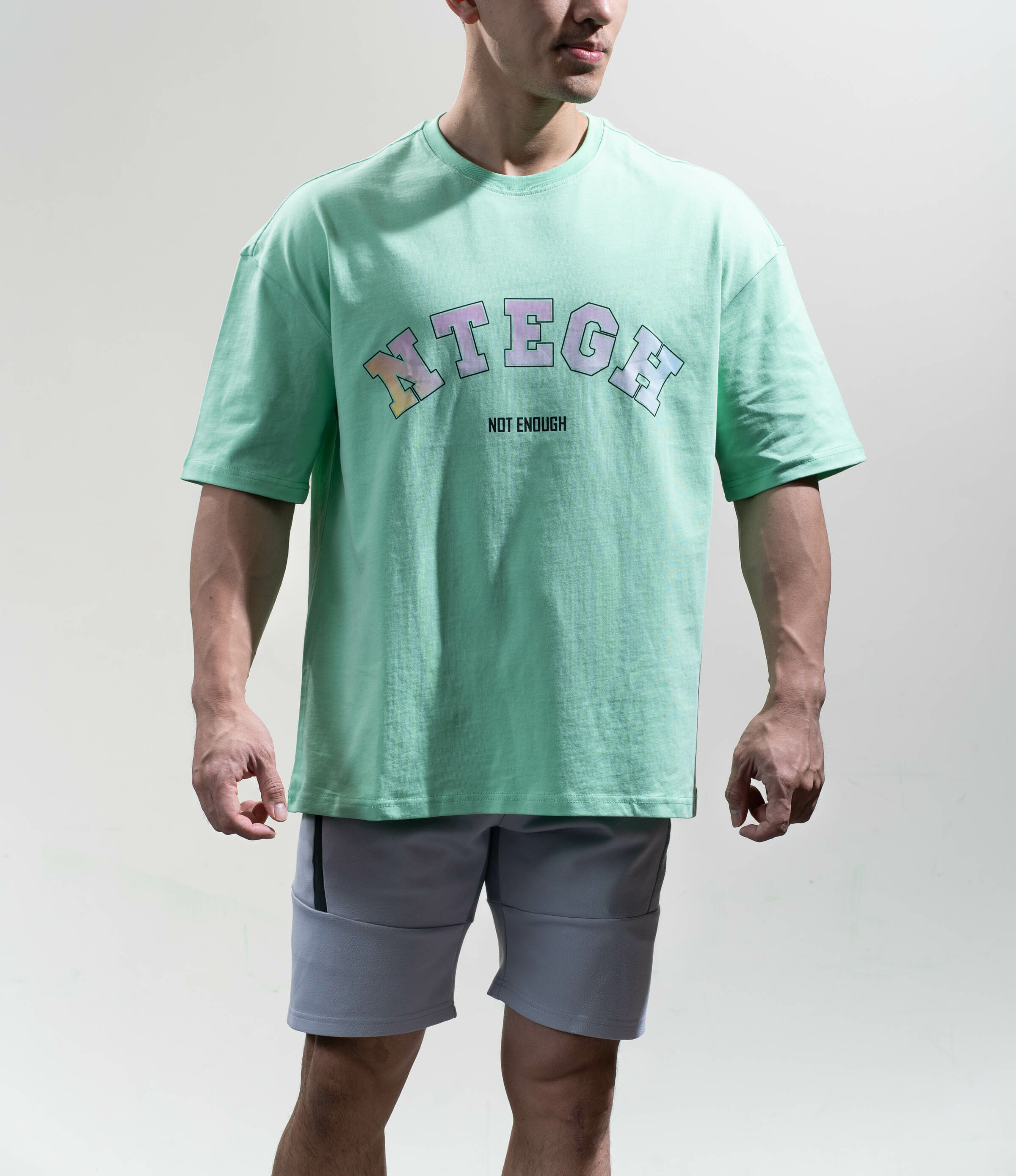 Not Enough Colourful Summer 2022 彩色LOGO Oversized Tee