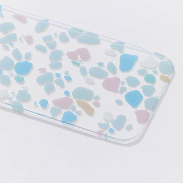 【現貨】印花樂X犀牛盾NX背板-iPhone/老磁磚/背蓋磨石子粉藍