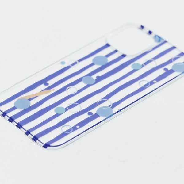 【現貨】印花樂X犀牛盾NX背板-碎冰泡泡/清涼藍白