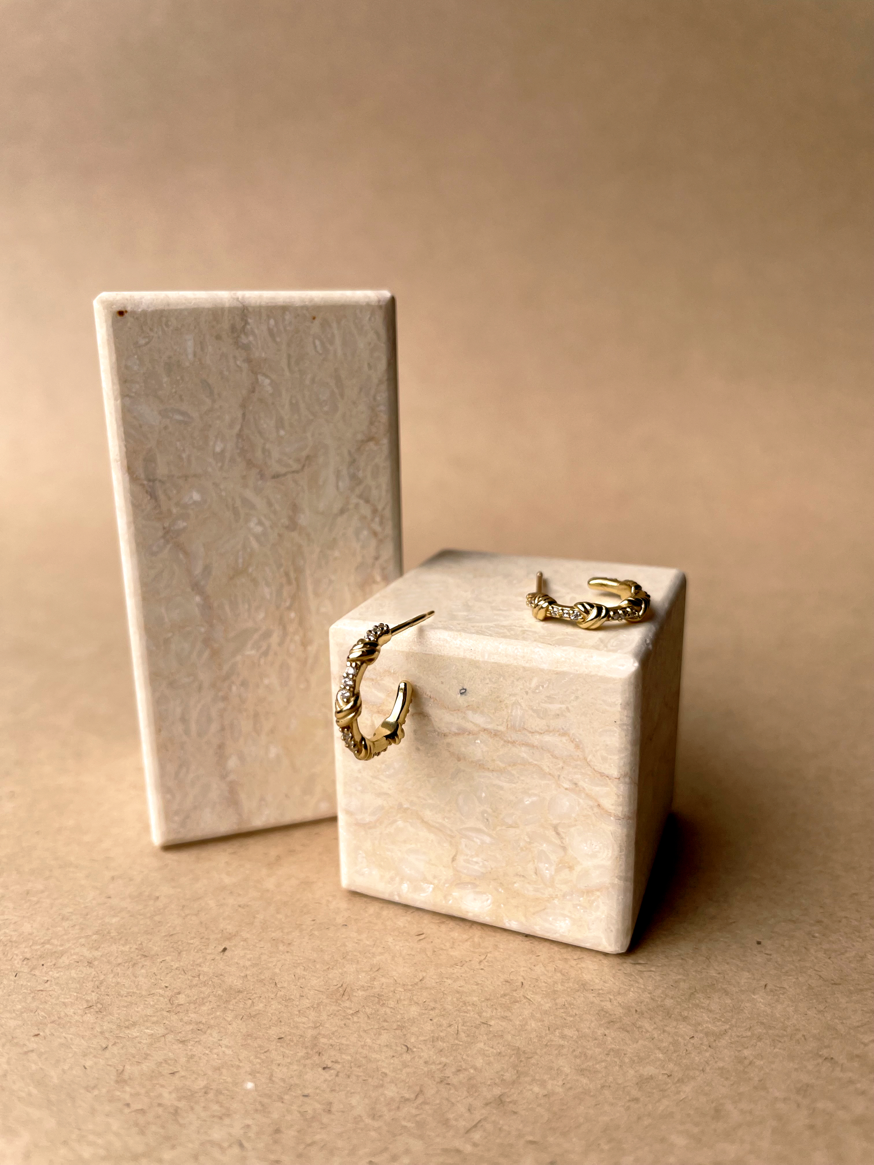 Love Knot Zircon Earrings