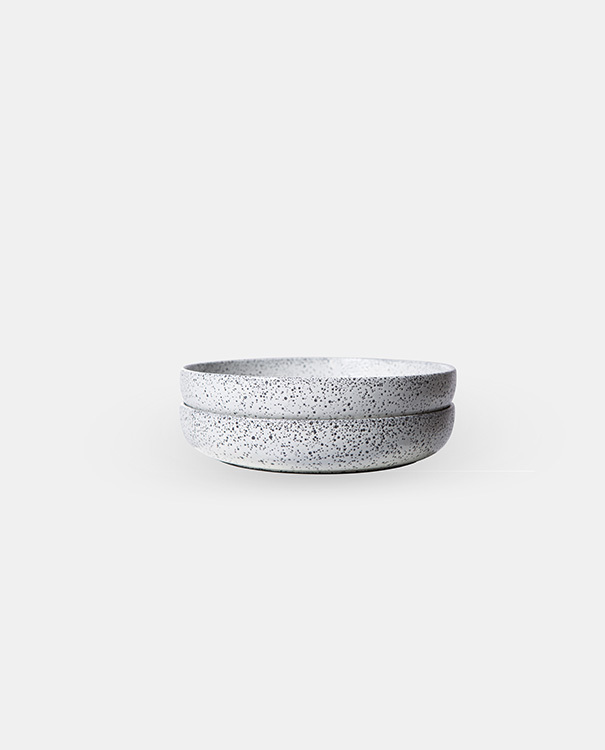 Gradient Ceramics: Deep Plate Cream (陶瓷餐盤2入組)