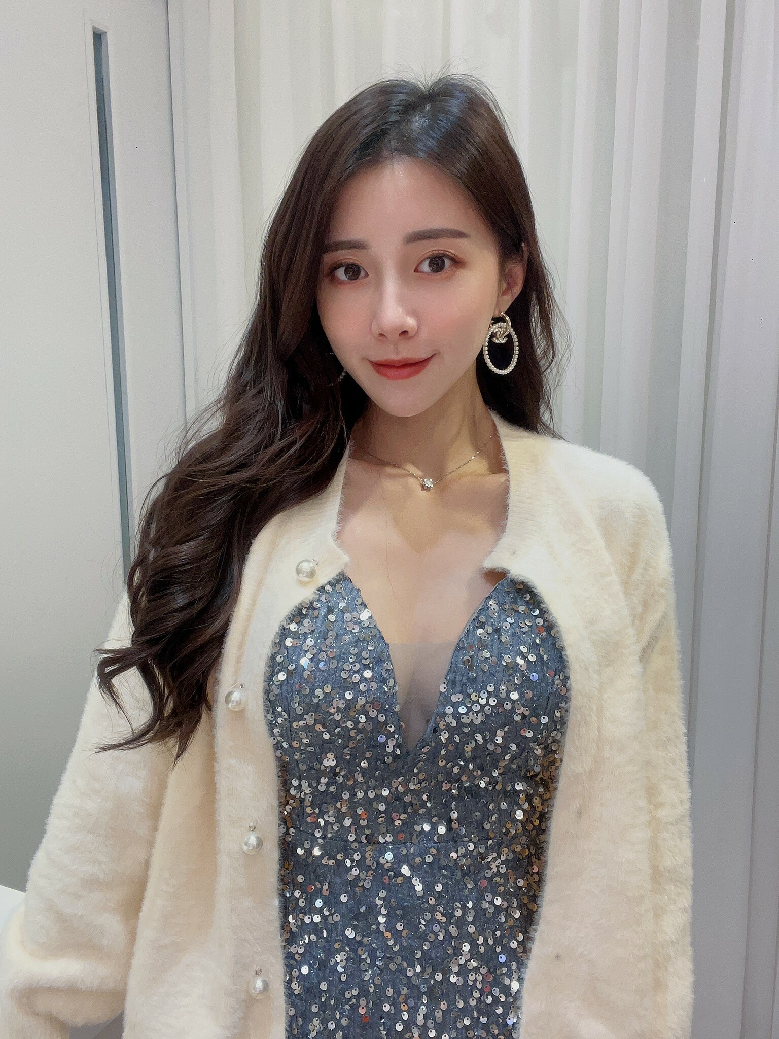 珍珠毛毛外套|現貨商品