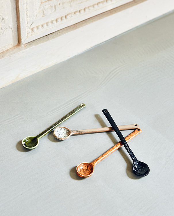 70s Ceramics: Spoons 陶瓷攪拌棒 (4入組) - 2