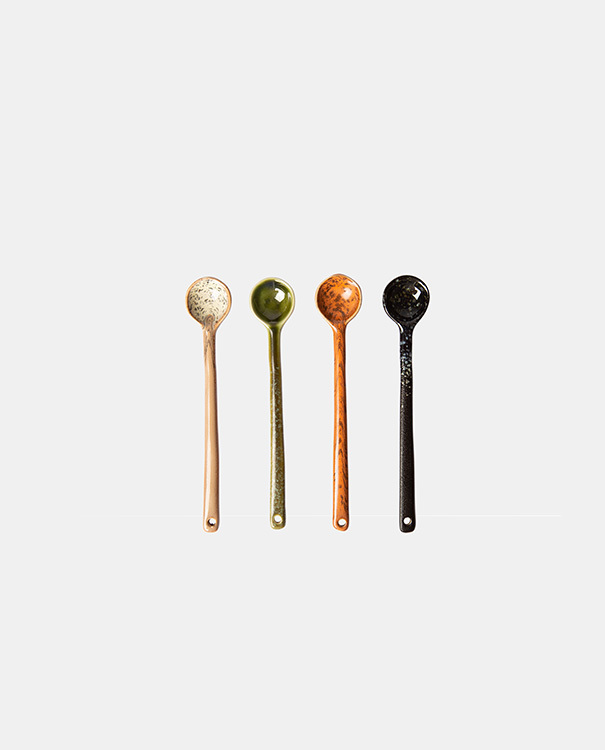 70s Ceramics: Spoons 陶瓷攪拌棒 (4入組)