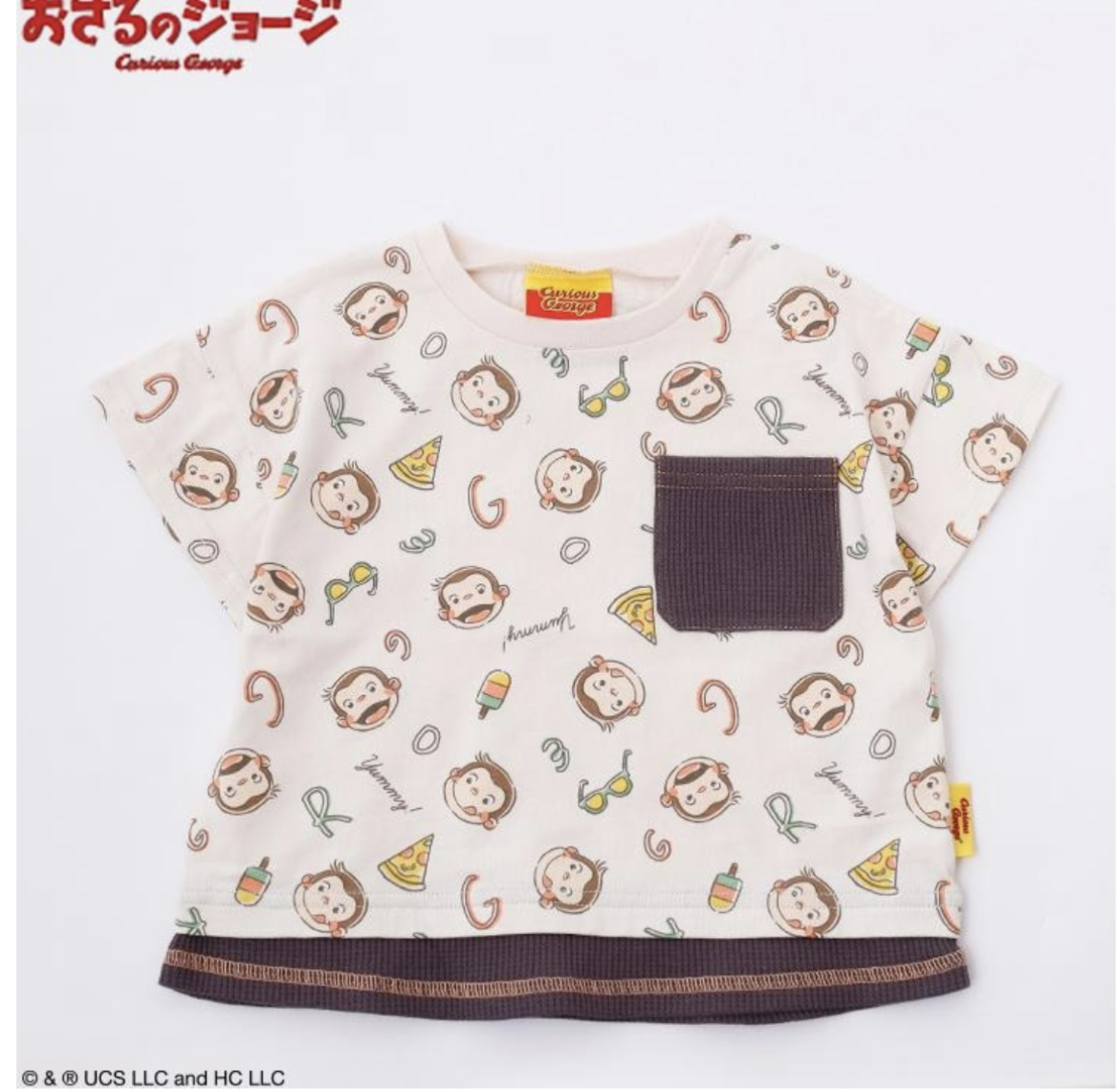 (現貨)🇯🇵 日本直送 Curious George馬騮仔短袖衫 Tee