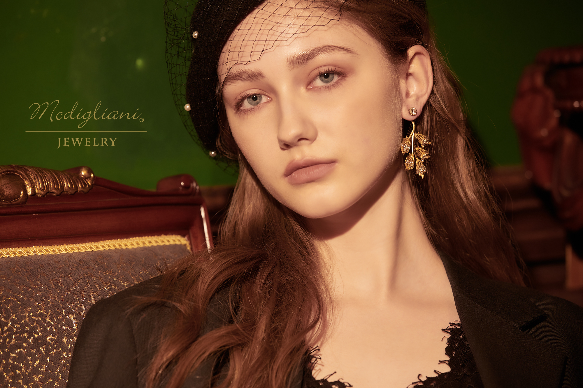 黃銅飾品,黃銅,花草,兩戴式,多變化,耳環,個性,搶眼,鋯石