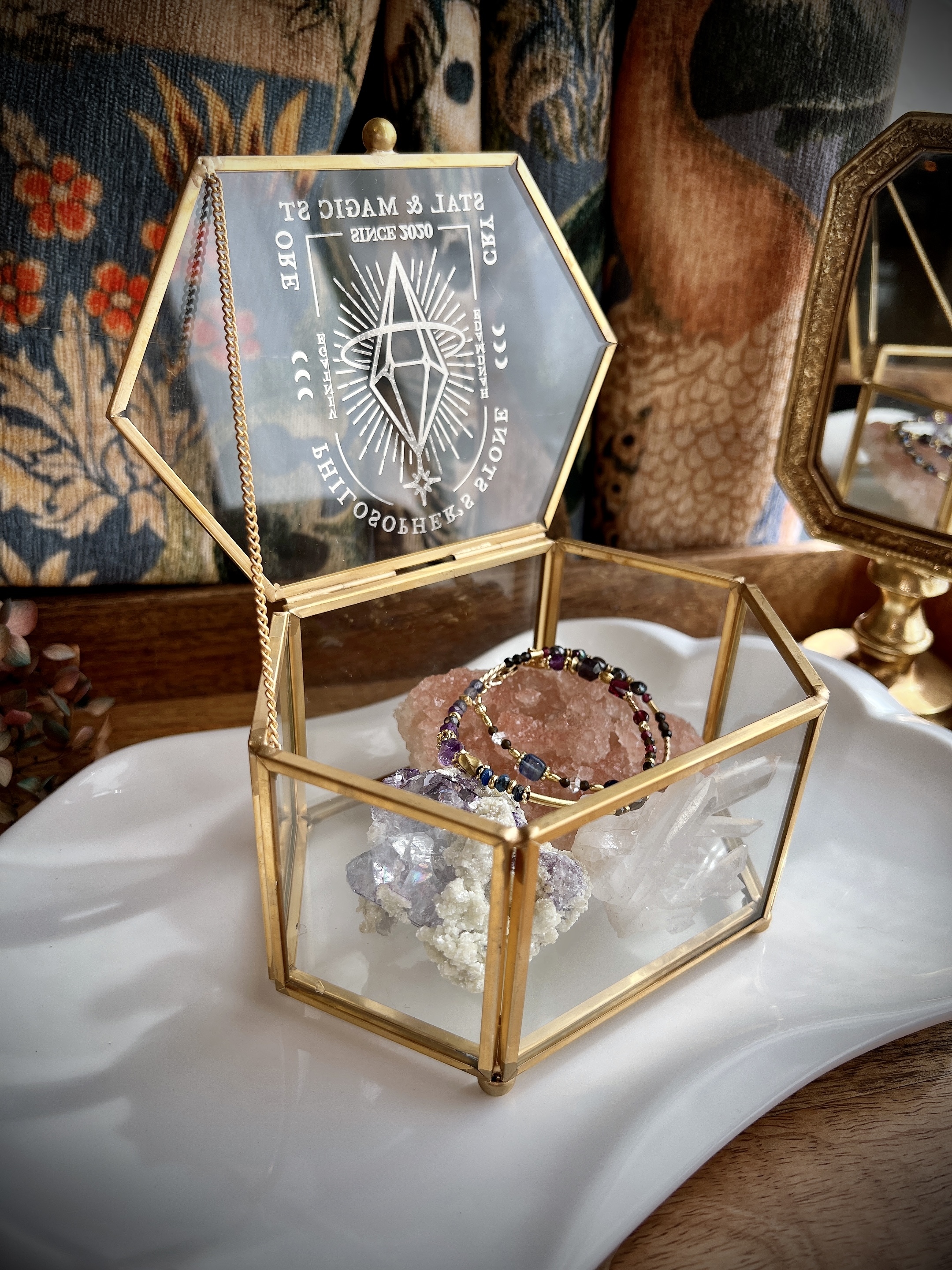 ｛ 品牌六角形消磁飾品盒/鐘型消磁飾品盒 ｝