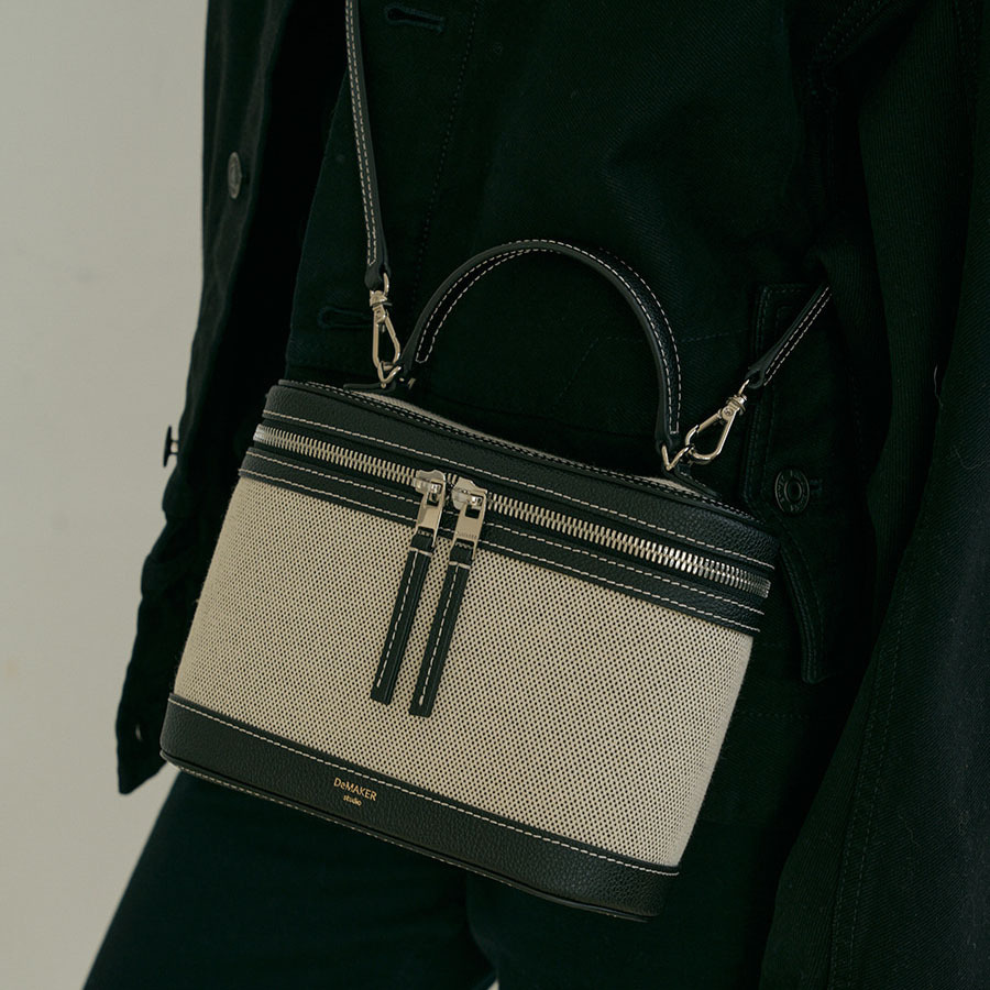 <韓國代購> DEMAKER CAVAS COSMETIC BAG