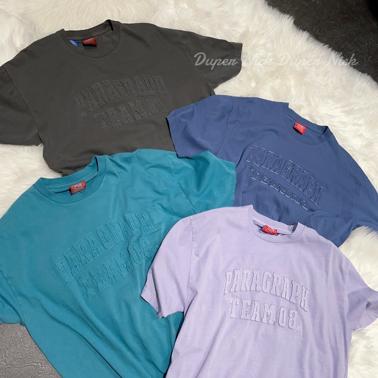 預購 Paragraph  前立體布標LOGO 短TEE