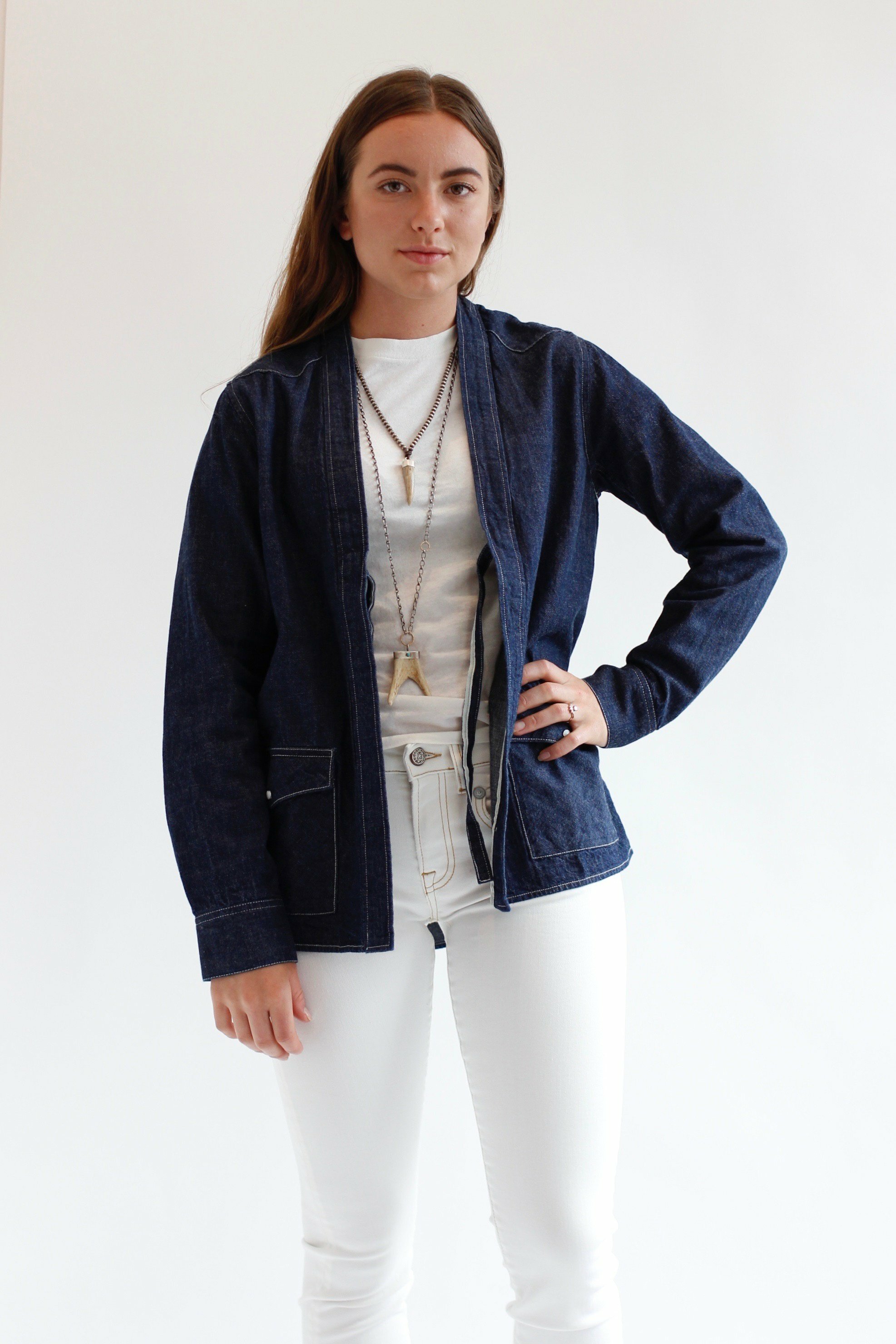 VSVIM WMV SOCIAL SCULPTURE LHAMO SHIRT LONG W ONE WASH W *女裝 - WOMEN SIZE PRE ORDER ITEM (預訂中)