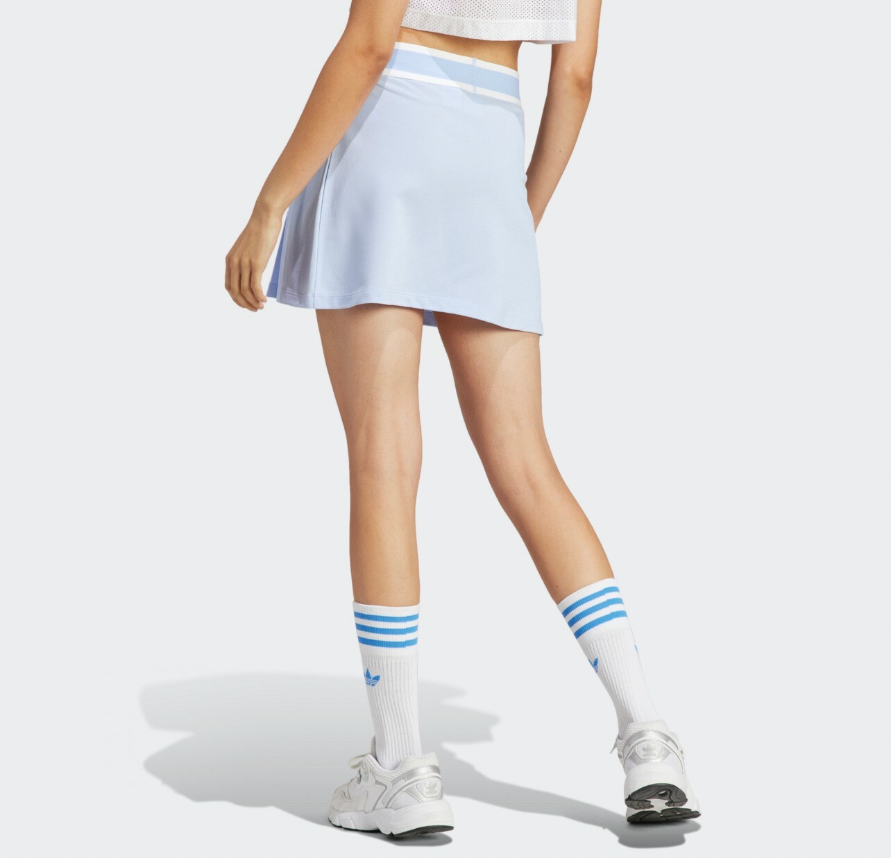 Adidas 半身裙 百褶裙 運動休閒 印花 春夏新款 女 MAR-