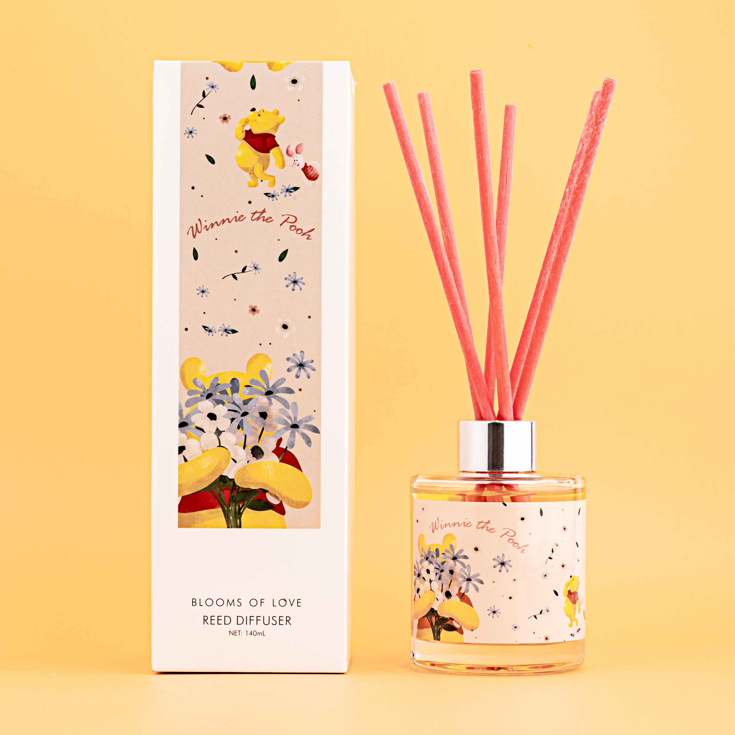 "迪士尼  - 小熊維尼- 愛的綻放室內香薰連藤枝 140ml     "