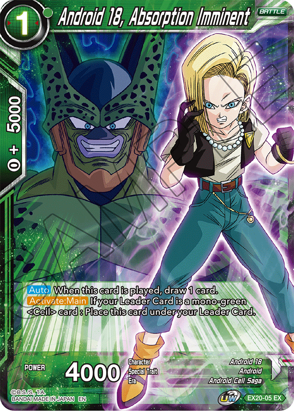 EX20-05 Android 18, Absorption Imminent