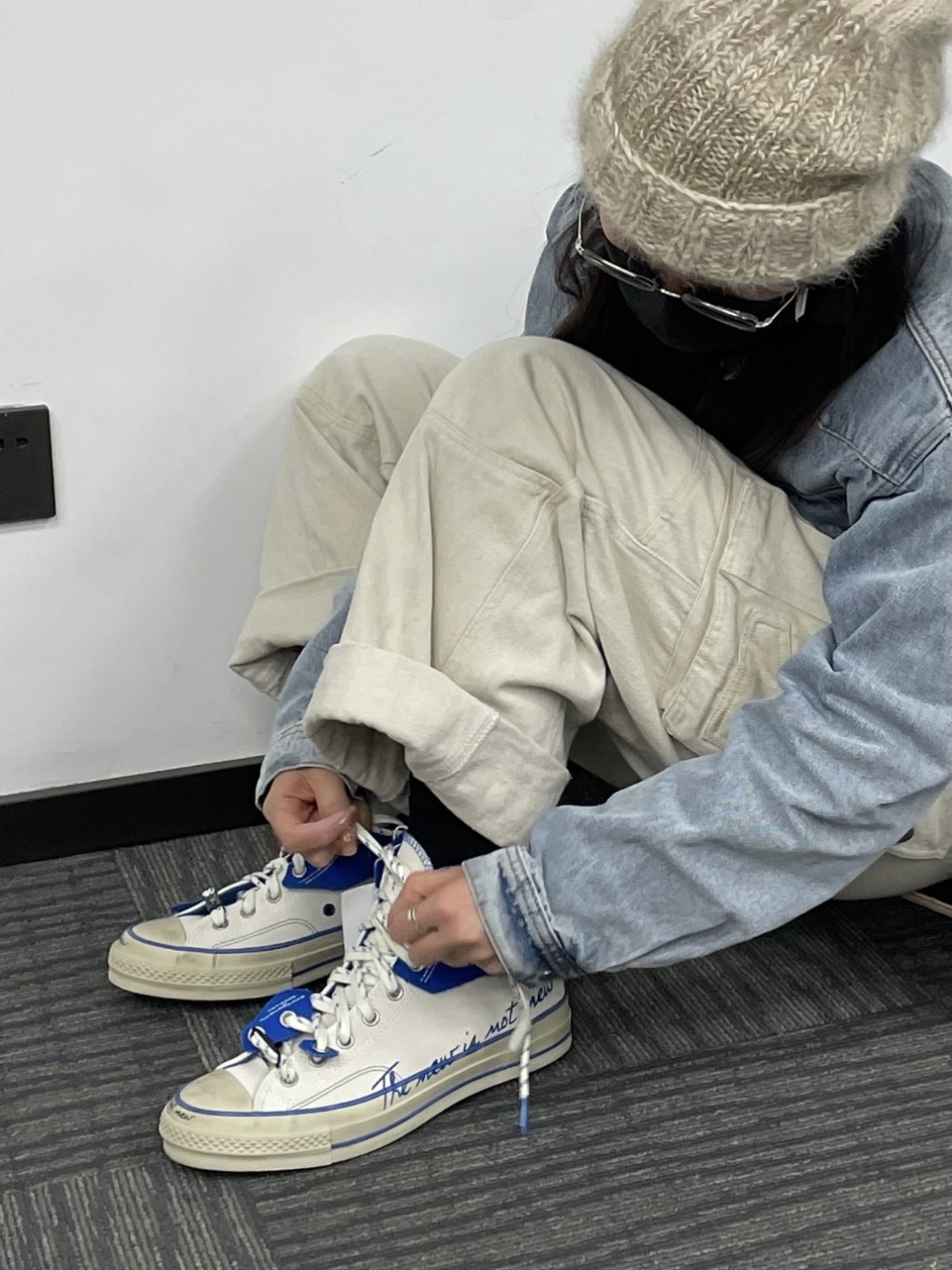 ADER ERROR x Converse Chuck Taylor All Star 1970s 米白藍拼接