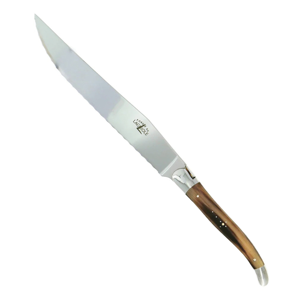 Forge de Laguiole Black Horn Tip Butter Knife