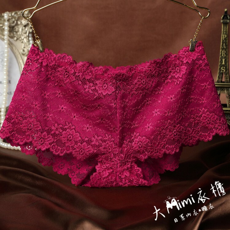 水溶蕾絲四角褲