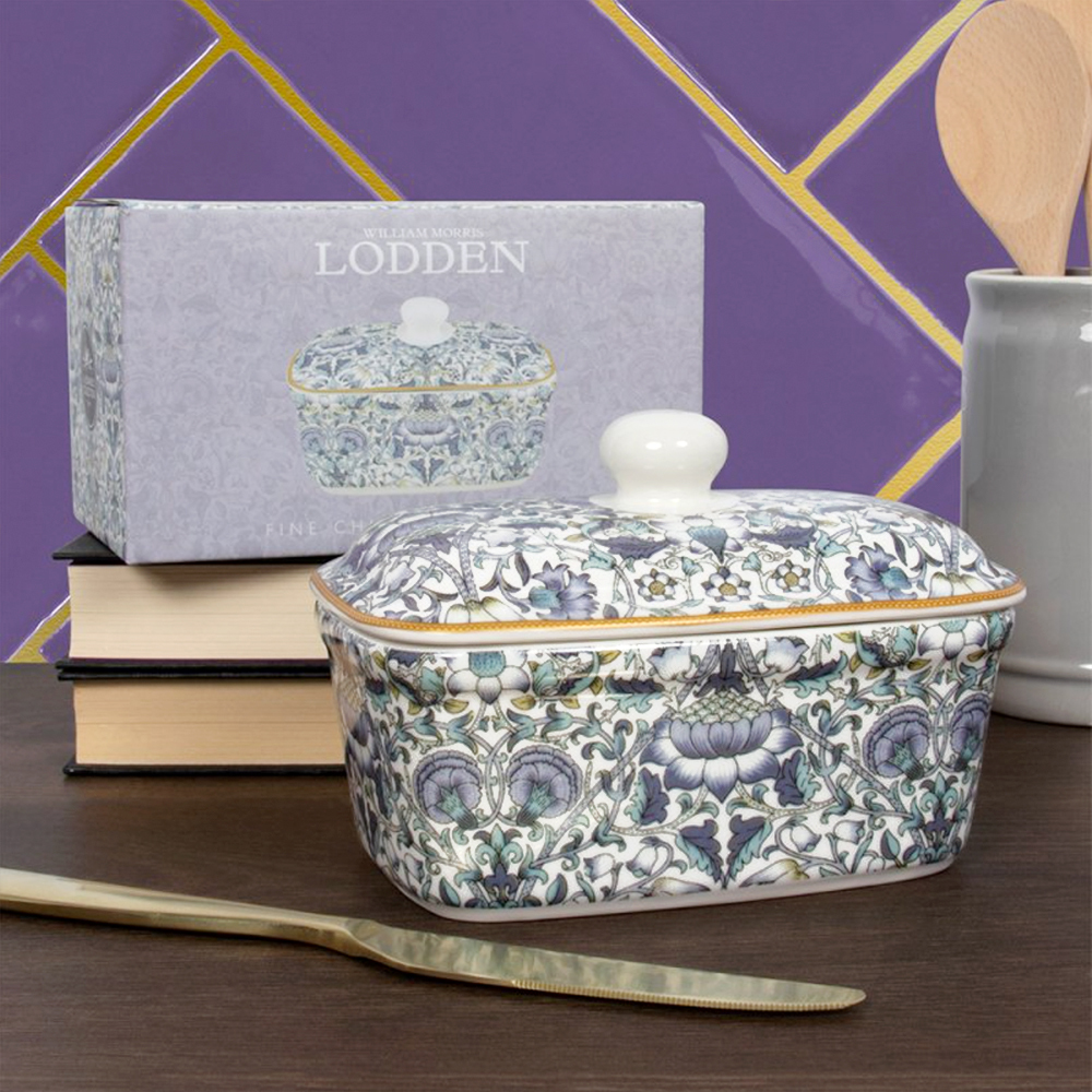 lesser&pavey,williammorris,lodden,威廉莫里斯,奶油盒,陶瓷奶油盒,奶油儲藏罐,內湖,換個角度有限公司