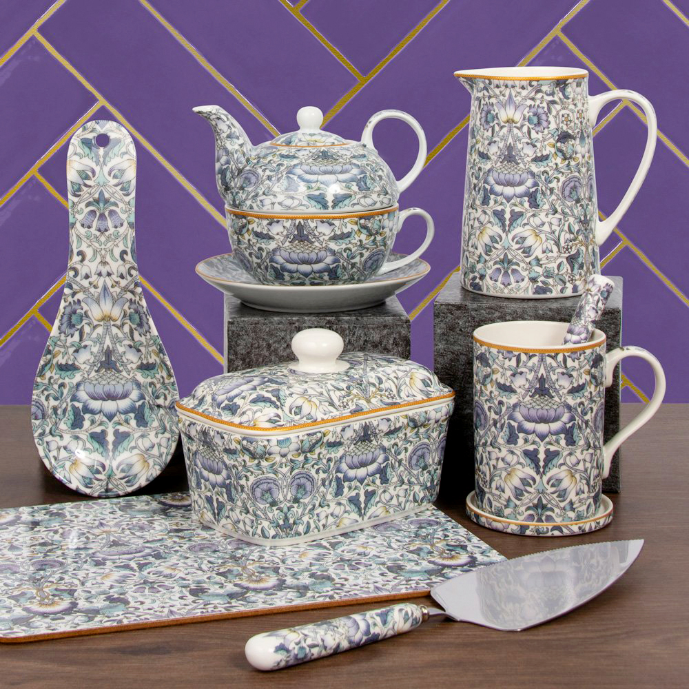lesser&pavey,williammorris,lodden,威廉莫里斯,奶油盒,陶瓷奶油盒,奶油儲藏罐,內湖,換個角度有限公司