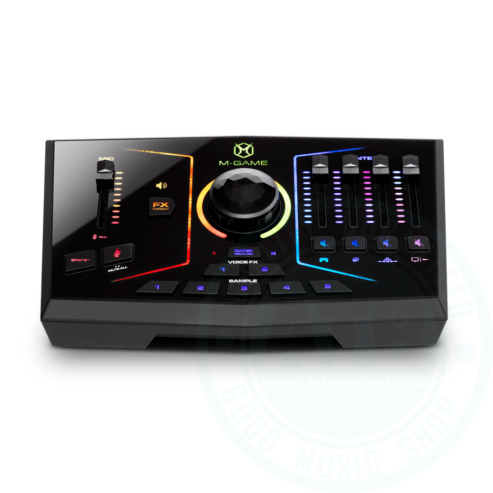 M-Audio M-audio / M-Game RGB Dual 2軌 雙USB直播錄音介面 — 三峽錄音 / 音響