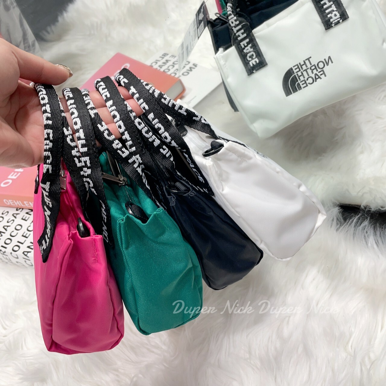 韓國THE NORTH FACE 手提斜背兩用 小方包