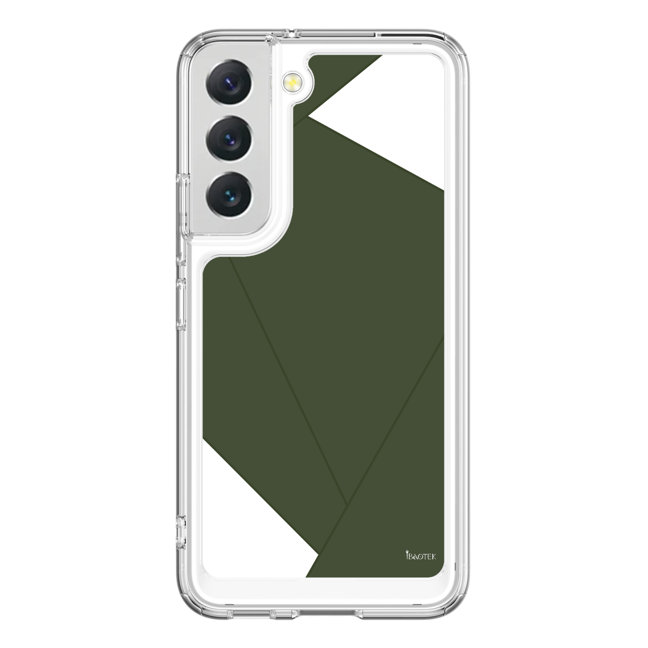 Samsung  S22+ 手機防摔殼軍綠鎧甲