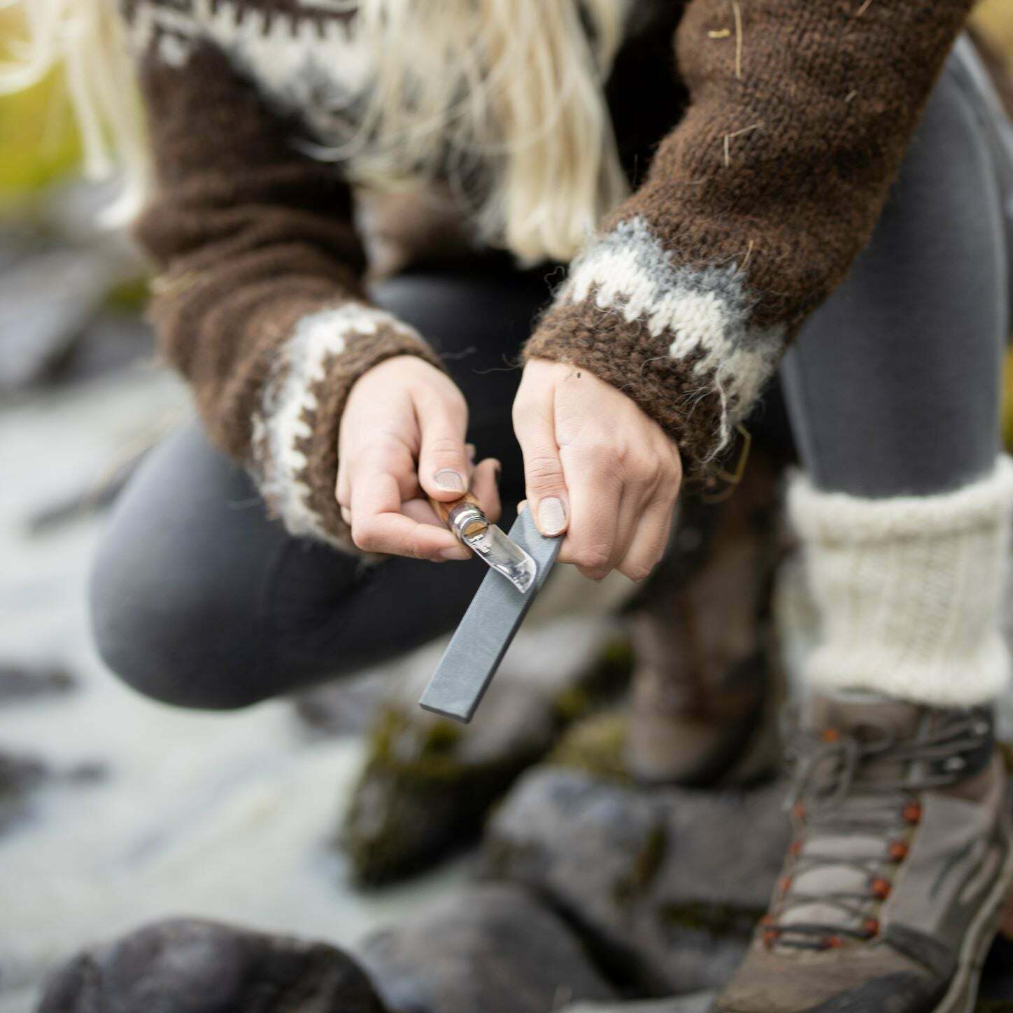 Opinel 天然磨刀石 10cm OP-001541