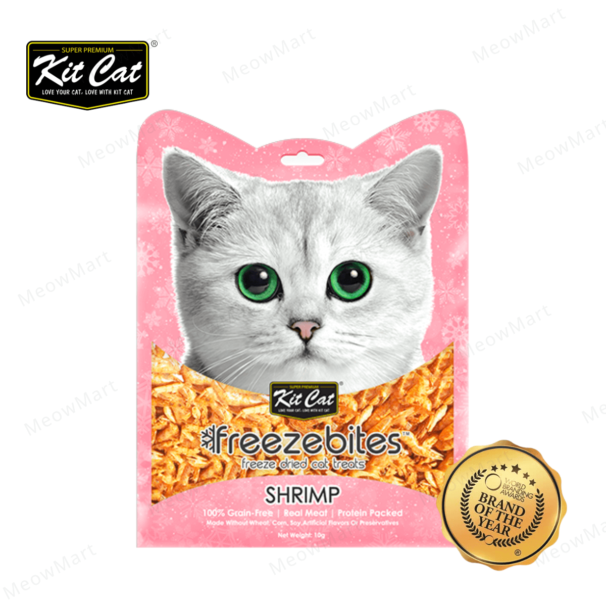 Kit Cat 低溫凍乾小食 (蝦肉) 10g