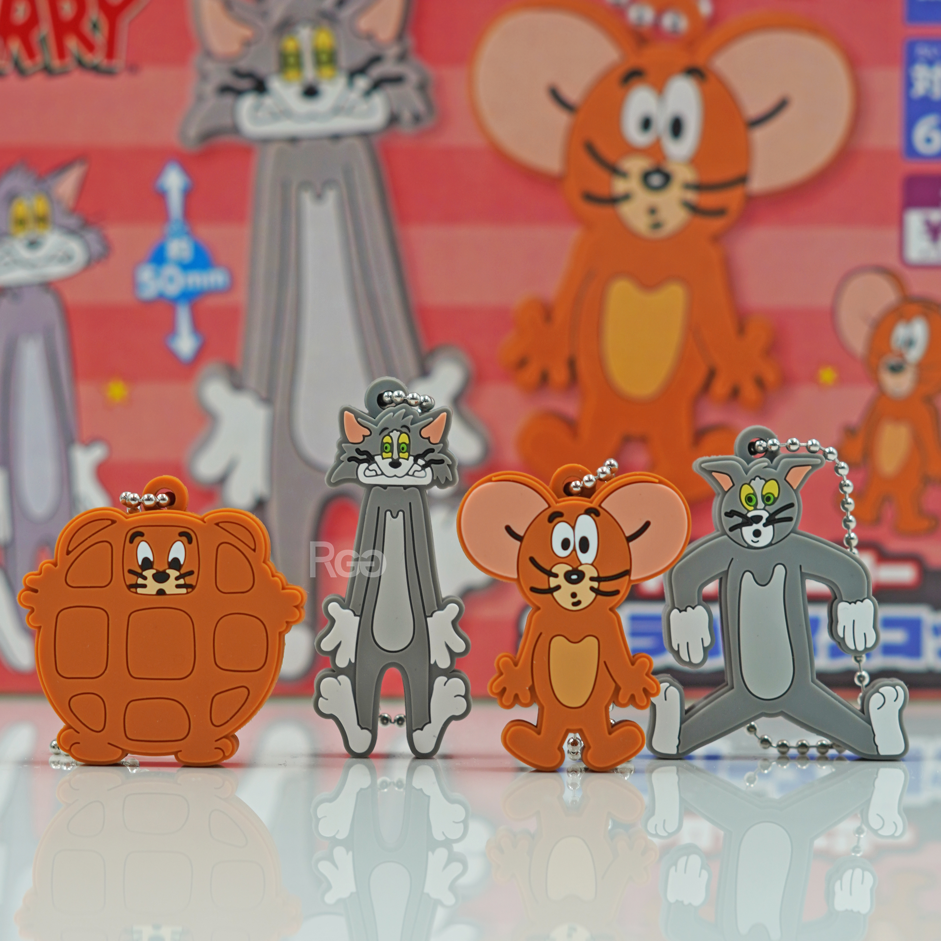 湯姆貓與傑利鼠 軟膠吊飾 扭蛋公仔