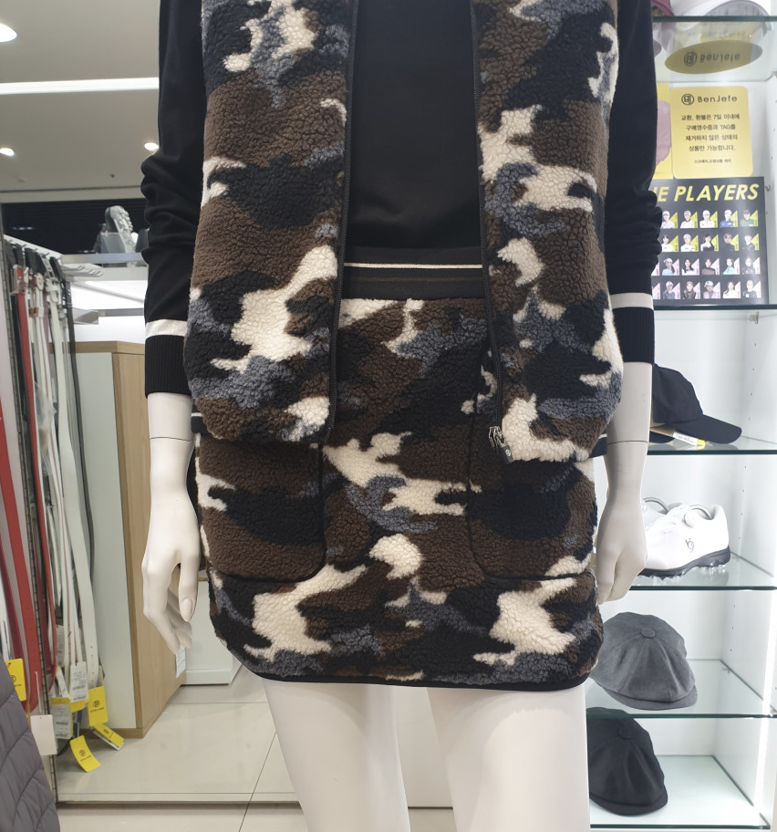 女 【現貨】5折起/正韓時尚知名品牌/Benjefe golf/高爾夫球衣/秋冬款迷彩羊毛窄裙褲//#WM112168