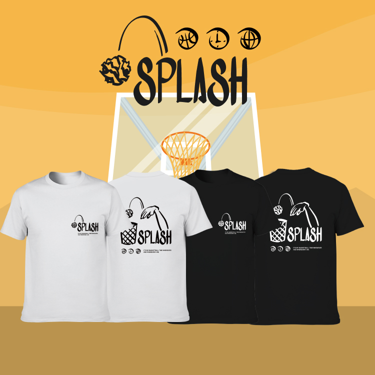 【筆記設計】日常練投 SPLASH  棉T（兩色可選）