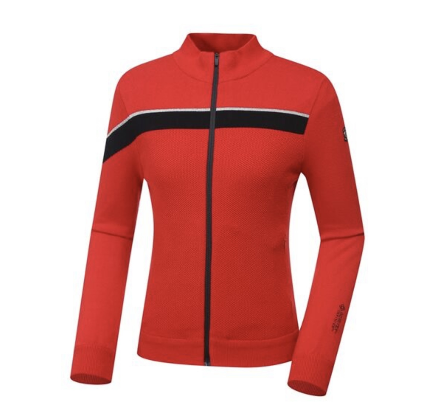 女 【現貨】5折起/韓風高爾夫球衣/正韓品牌Wangle golf/高爾夫球衣/春秋款 彈性網眼拉鍊外套#MW112173