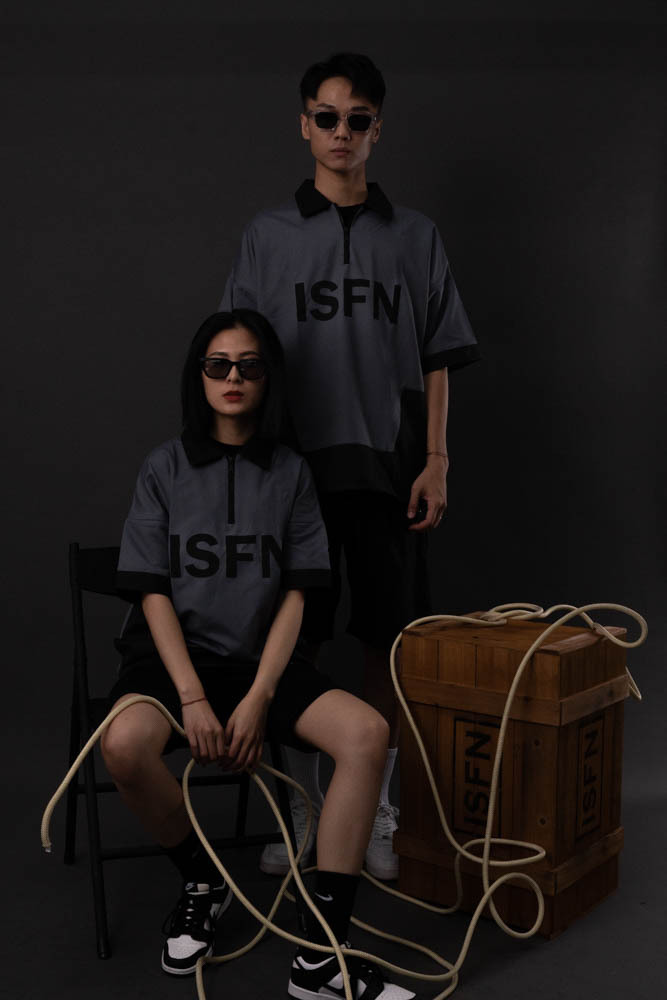 ISFN | 3XDry Grey Zip Pullover Tech T-shirt | S -XL
