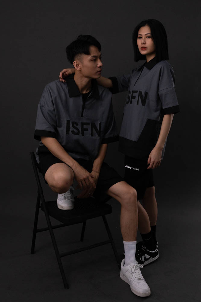 ISFN | 3XDry Grey Zip Pullover Tech T-shirt | S -XL