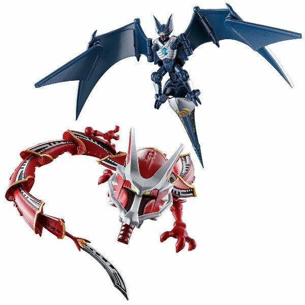 BANDAI 代理版 盒玩 掌動 CHRONICLE 假面騎士龍騎 DRAGREDER & DARK WING