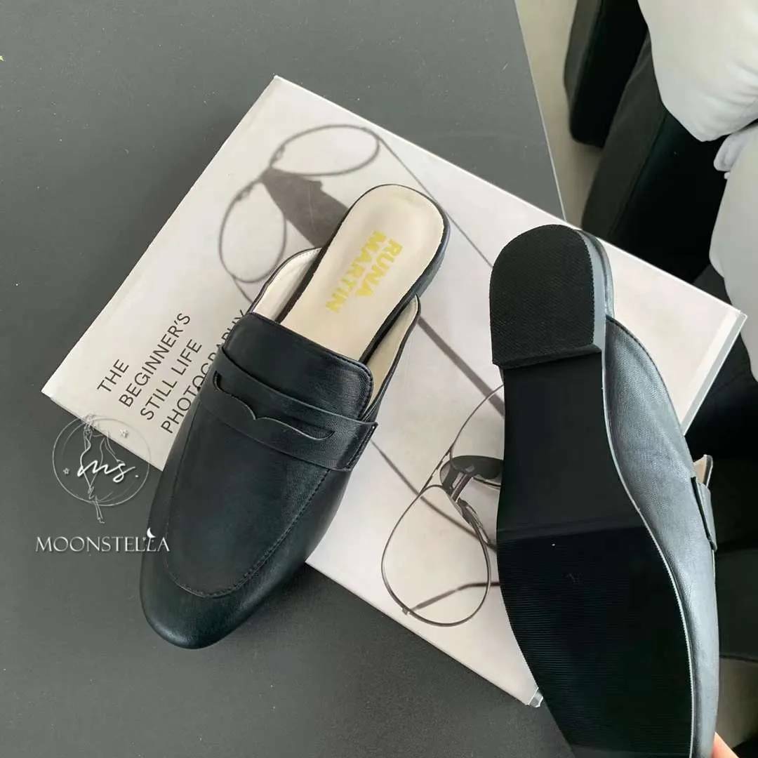韓-簡約穆勒鞋