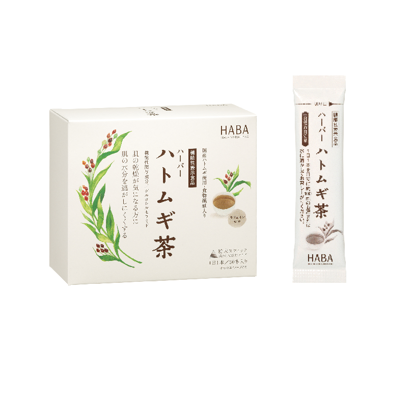 HABA 葡萄糖神經酰胺薏仁美肌茶 30入