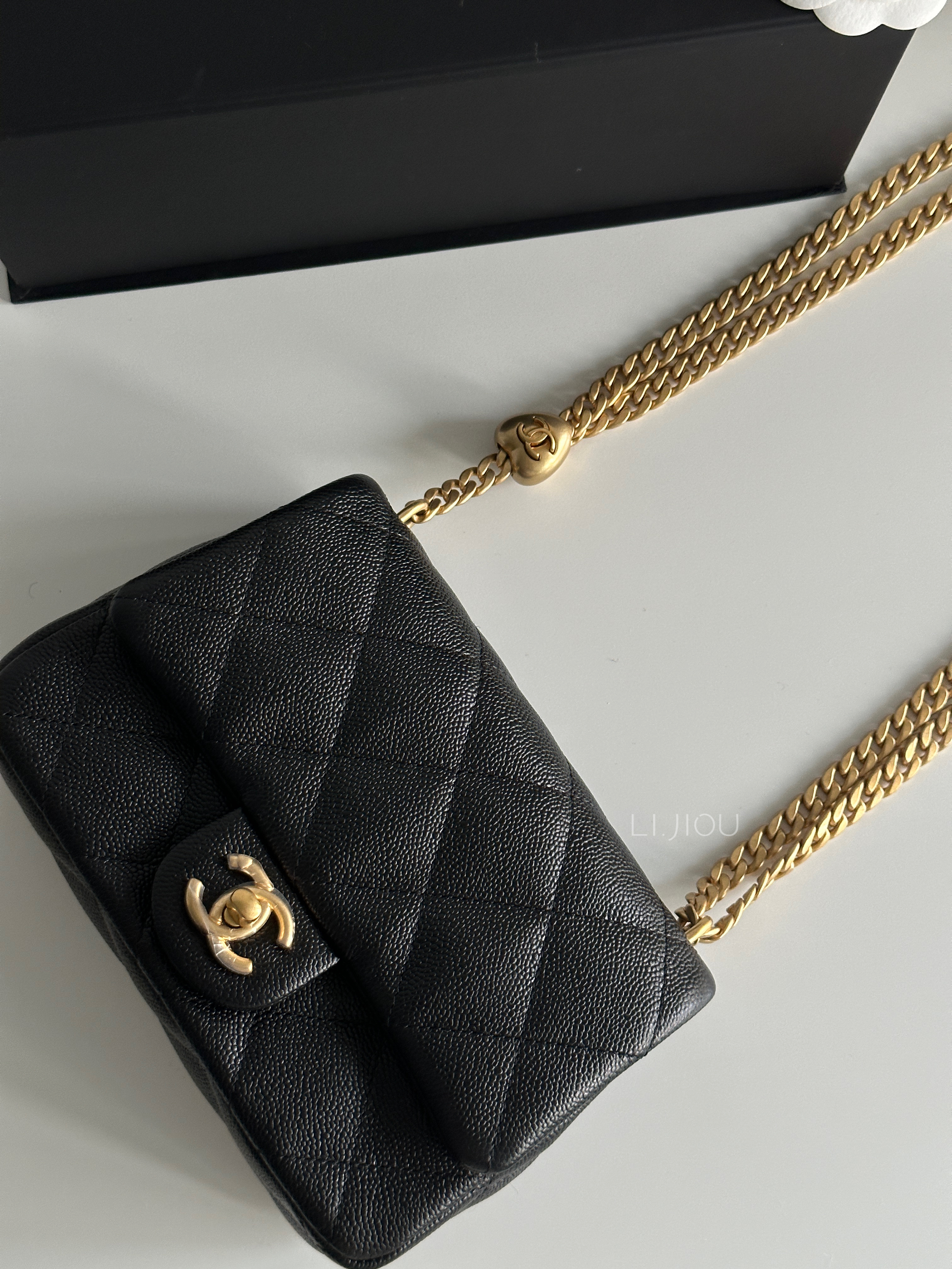 Chanel 愛心調節扣方胖 20CM