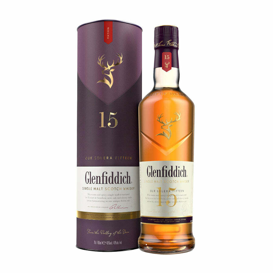 格蘭菲迪15年單一麥芽蘇格蘭威士忌 (700ml) [禮盒裝]
