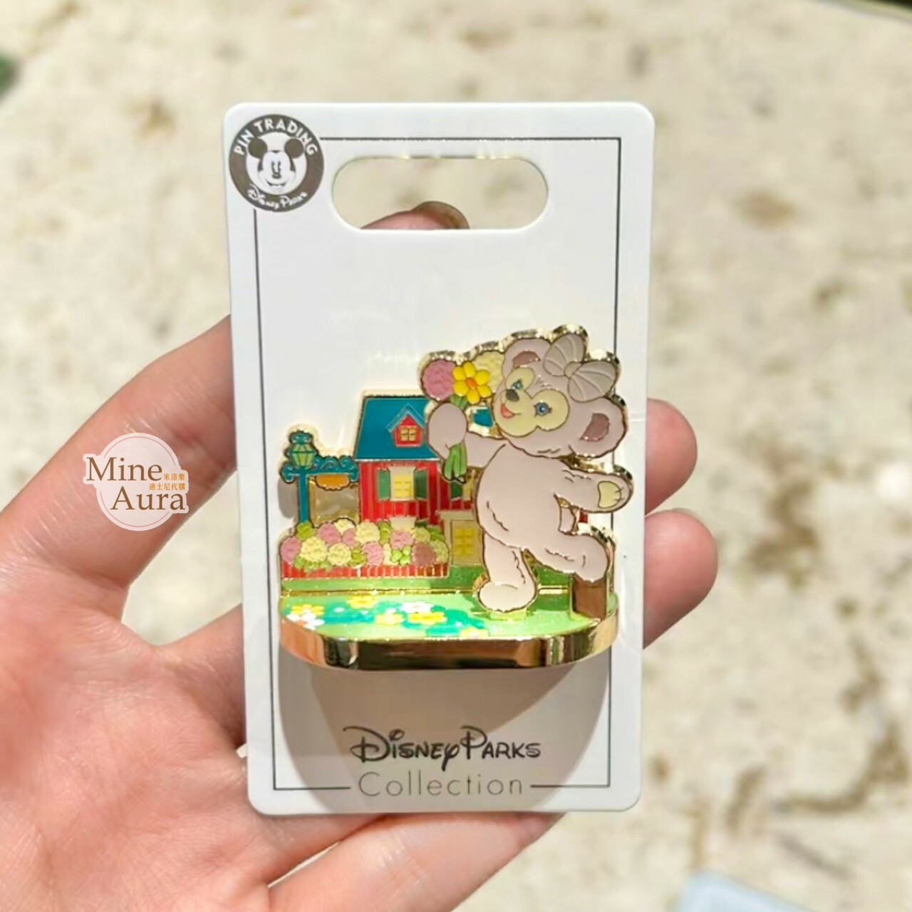 雪莉玫 ShellieMay 立體舞台造型 徽章 PIN -上海迪士尼樂園