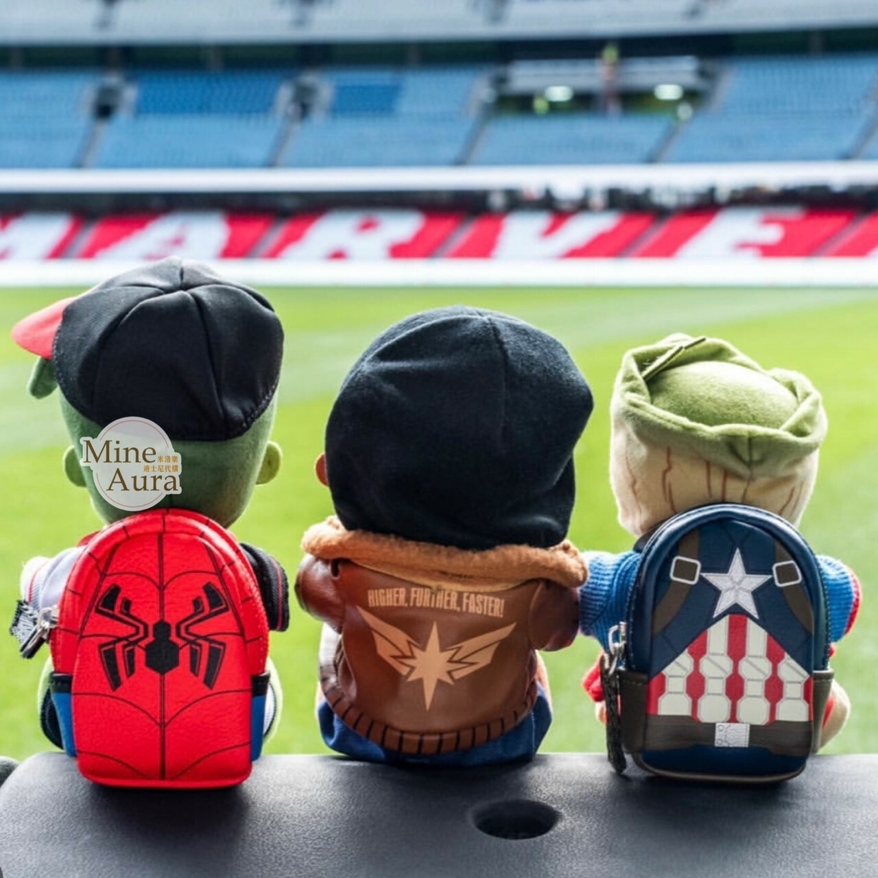 nuiMOs娃娃公仔專用配件 美國隊長 Captain America 造型 後背包 漫威 Marvel -香港迪士尼樂園