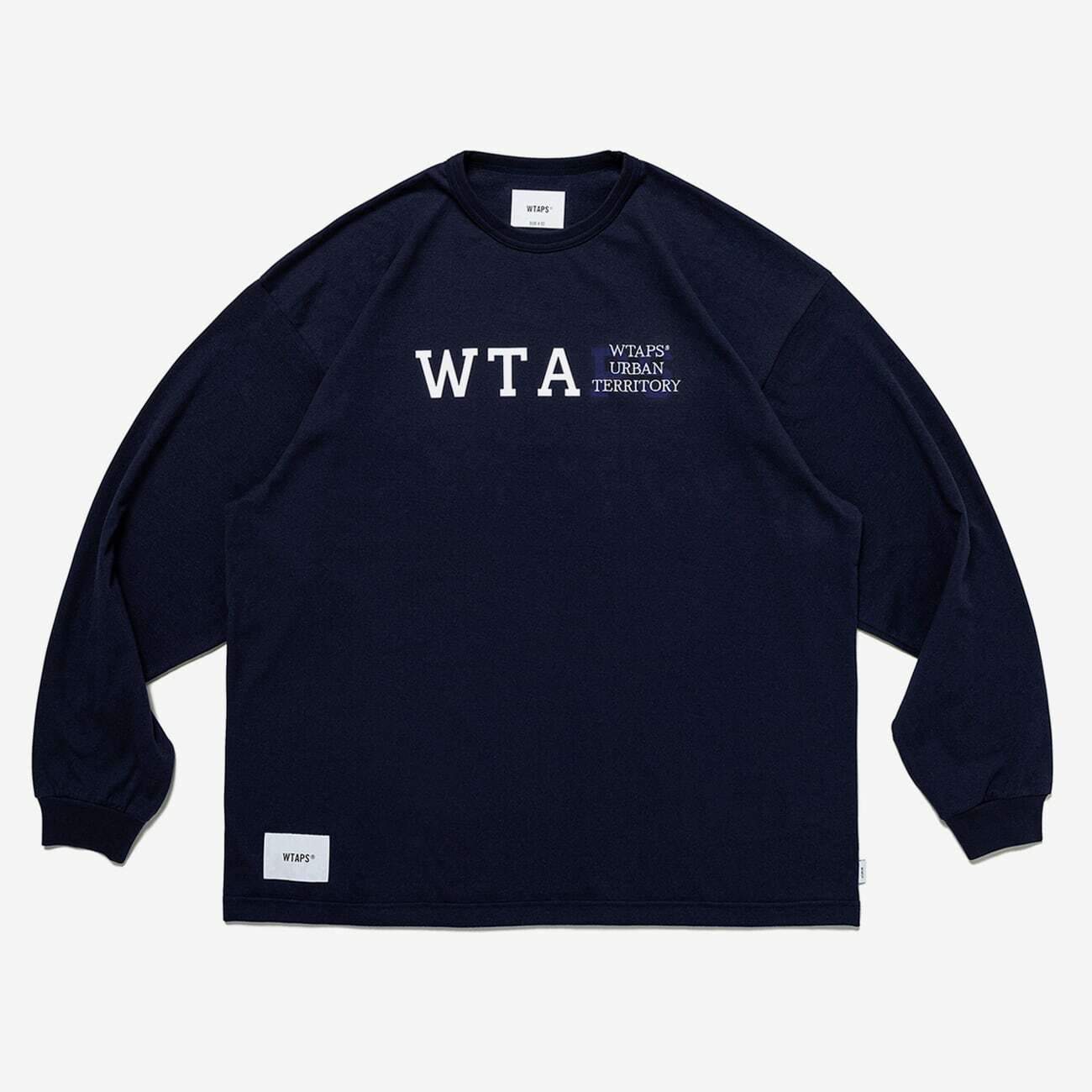 2023SS WTAPS DESIGN 01 LS COTTON COLLEGE LOGO 長T 2色