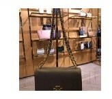 [S] TORY BURCH BRITTEN SMALL ADJUSTABLE SHOULDER BAG,PORTOBELLO, 140987-034 (STB304)