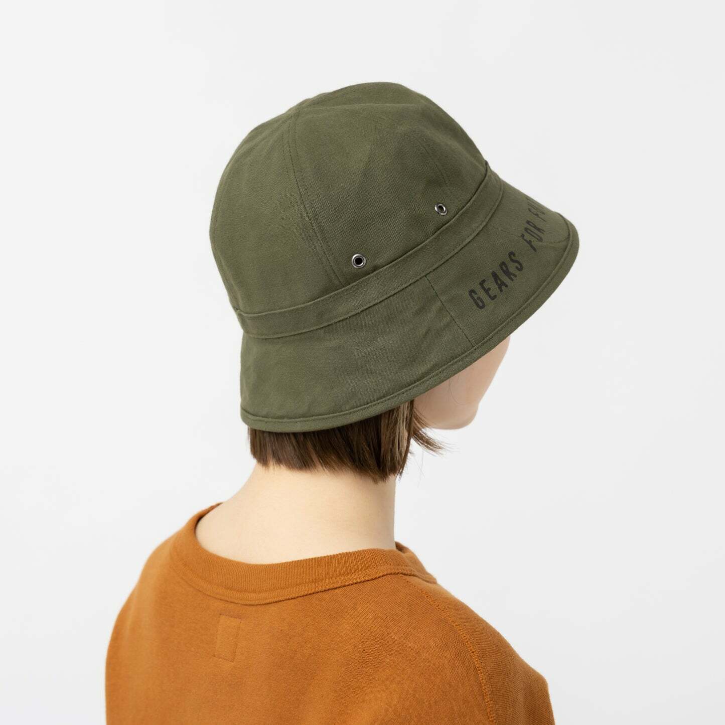 2023SS HUMAN MADE ROUND BUCKET HAT 漁夫帽2用軍事風現貨