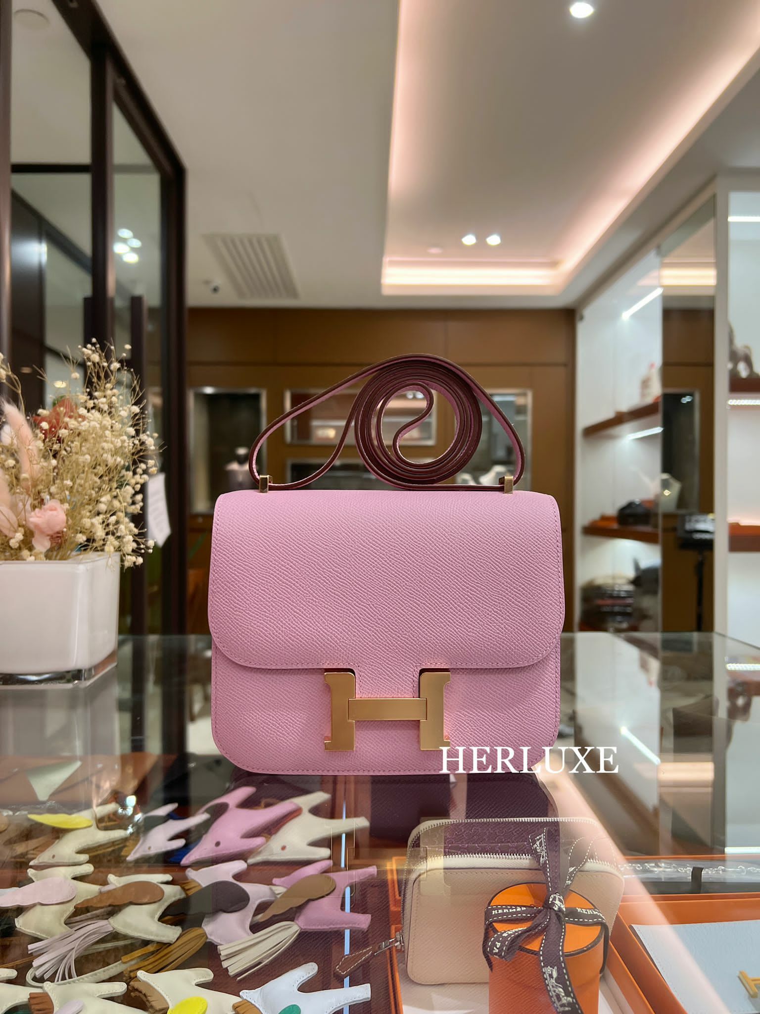 Constance mini X9 mauve sylvestre cd epsom