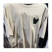 [S] LIFEWORK LEFT CHEST BLACK DOG TEE,LIGHT GREY, LW235TS91032 (SLW159)