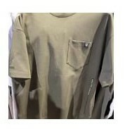 [S] LIFEWORK SMALL DOG POCKET SHORT SLEEVE T-SHIRT,KHAKI, LW235TS41221 (SLW162)