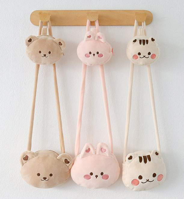 Dot to Dot 棉花糖人物斜揹袋