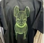 [S] LIFEWORK BIG LADOG SHORT SLEEVE TSHIRT,DEEP BLACK, LW235TS99044 (SLW169)