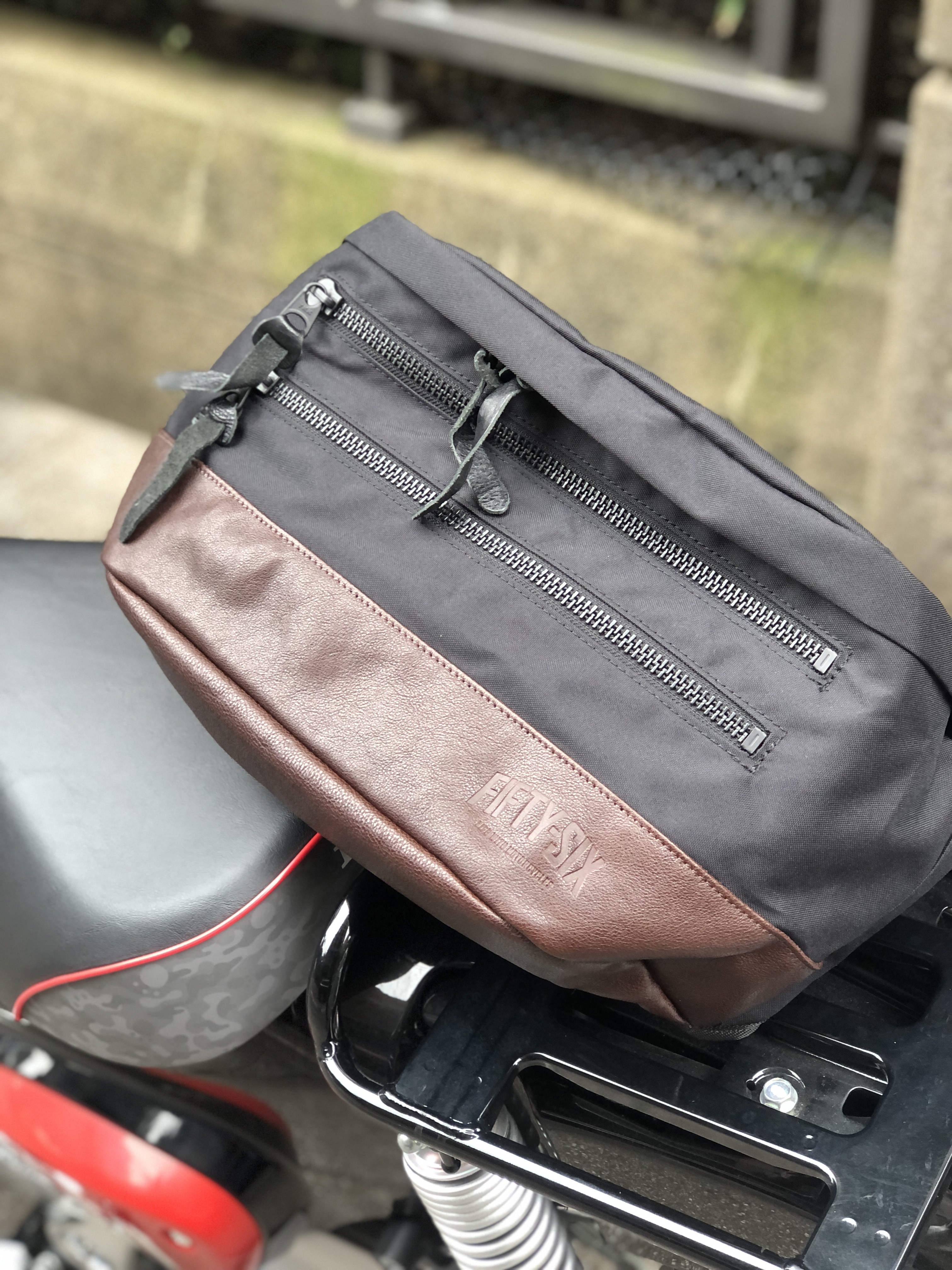 56DESIGN x WEST&BODY 騎士腰包，斜背包兩用設計